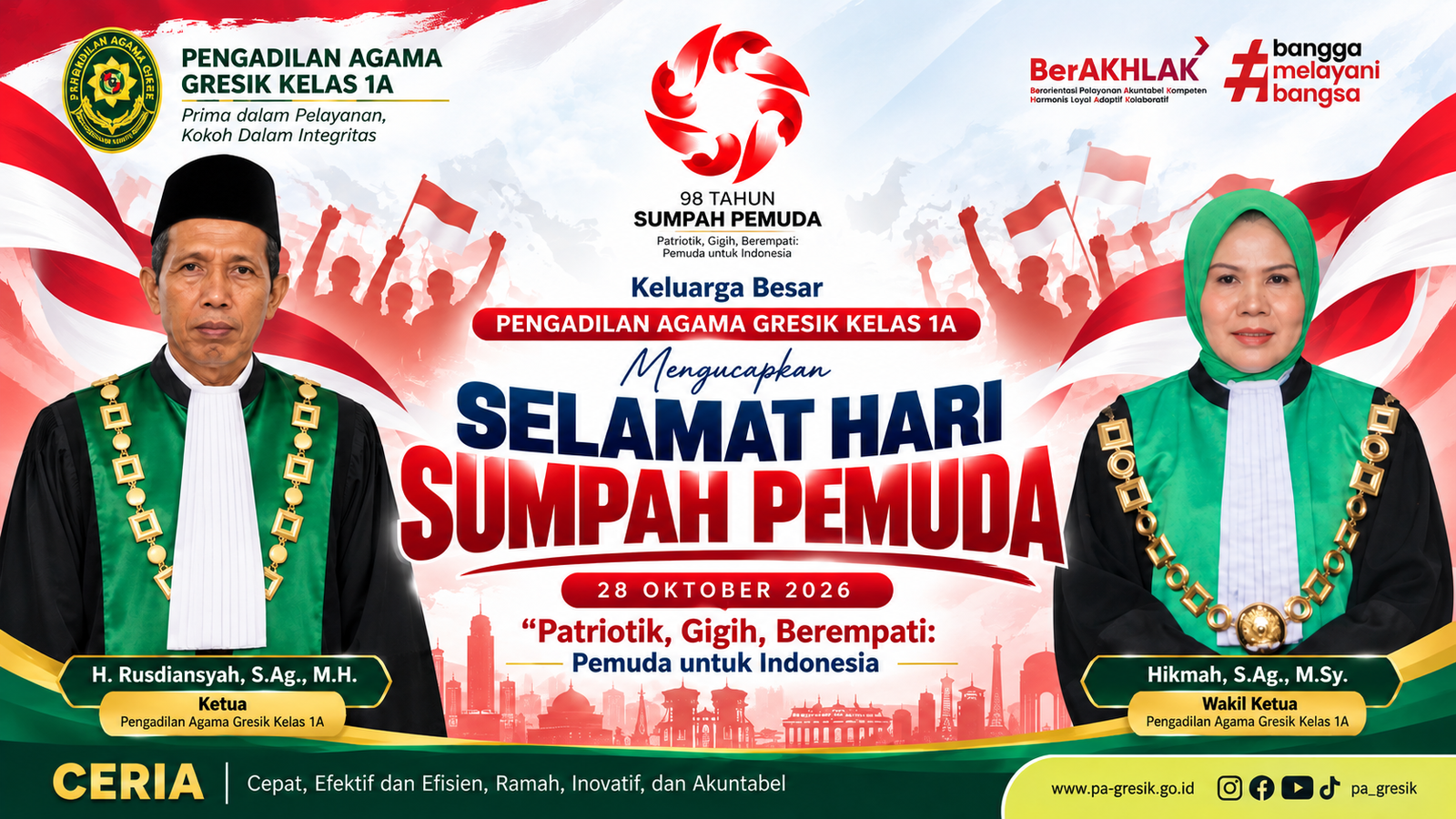 Selamat Hari Sumpah Pemuda 2026